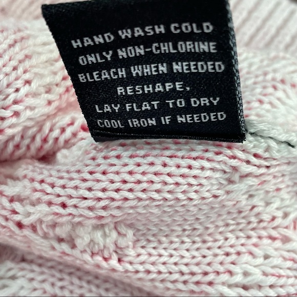 525 America Crystal Blue & Pink Color-Block Diamond-Knit Crewneck Tank NWT XS - Picture 10 of 10